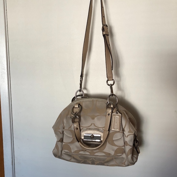 Coach Kristin Signature Sateen Domed Satchel - Picture 3 of 3